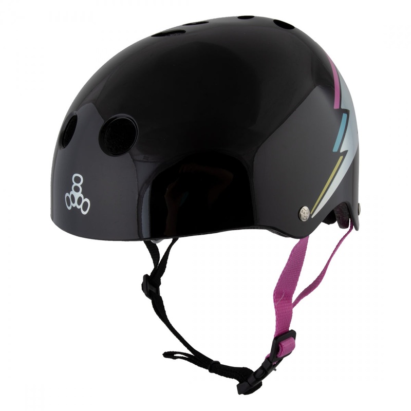 Bike Helmet Triple Eight The Certified Sweatsaver ABS Shell X-Small/Small Black Halo