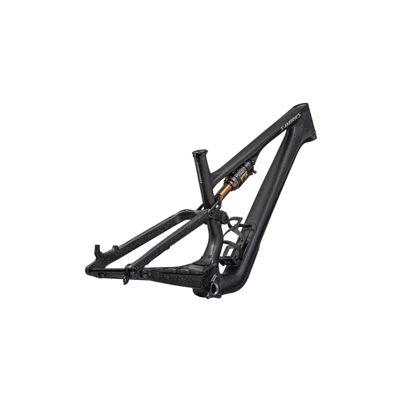 2025 Specialized S-Works Stumpjumper 15 29/27.5″ Frameset – S2, Satin Nrly Blk / Cool Grey / Obsidian / Satin Dove Grey
