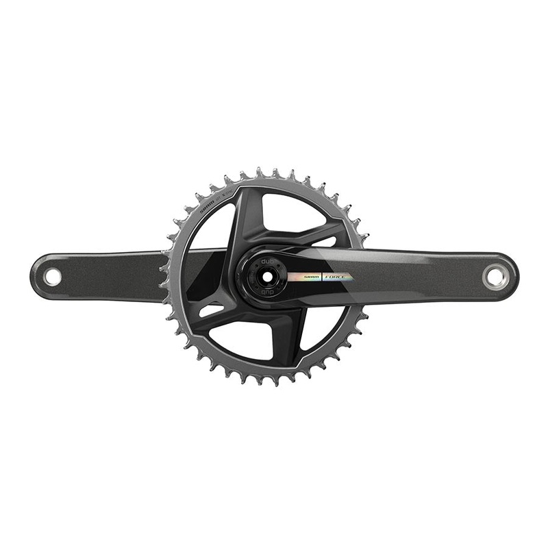 SRAM Force 1 Crankset – 175mm 12-Speed 40t Direct Mount DUB Spindle Interface Iridescent Gray D2