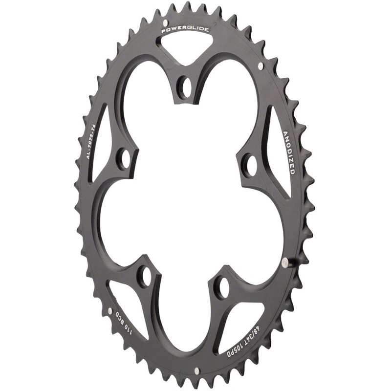 SRAM Force/Rival/Apex Chainring 48t 110 BCD 10-Speed Aluminum Blk Touring Road