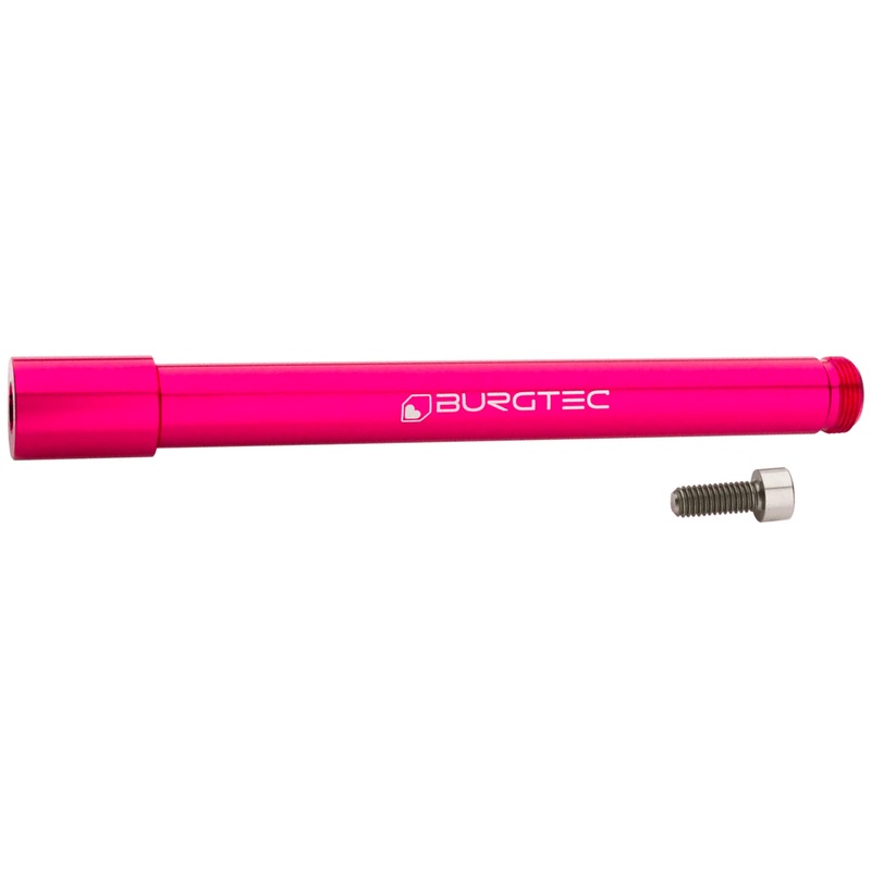 Burgtec hlins Boost Fork Axle – Toxic Barbie Pink