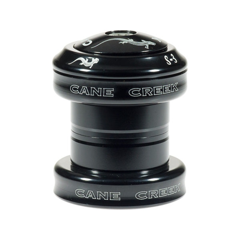 Cane Creek S3 Press-In Threadless Headset-Black-1 1/8″