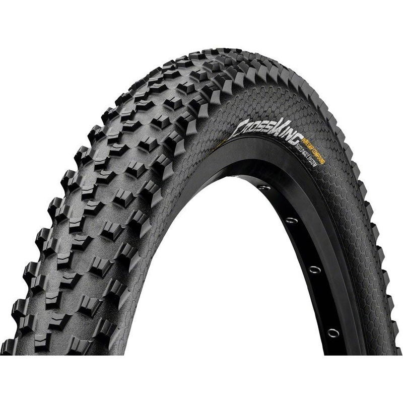 Continental Cross King Tire – 27.5 x 2.20, Tubeless, Folding, PureGrip ShieldWall, E25