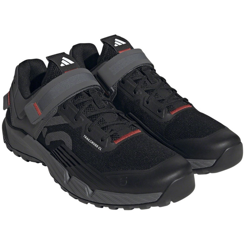 Five Ten Trailcross Mountain Clipless Shoes – Mens Core BLK/Gray Three/Red 9.5