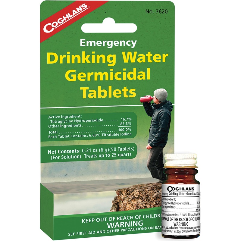 Coghlans Emergency Drinking Water Tablets – Essential for Safe Hydration in Emergencies