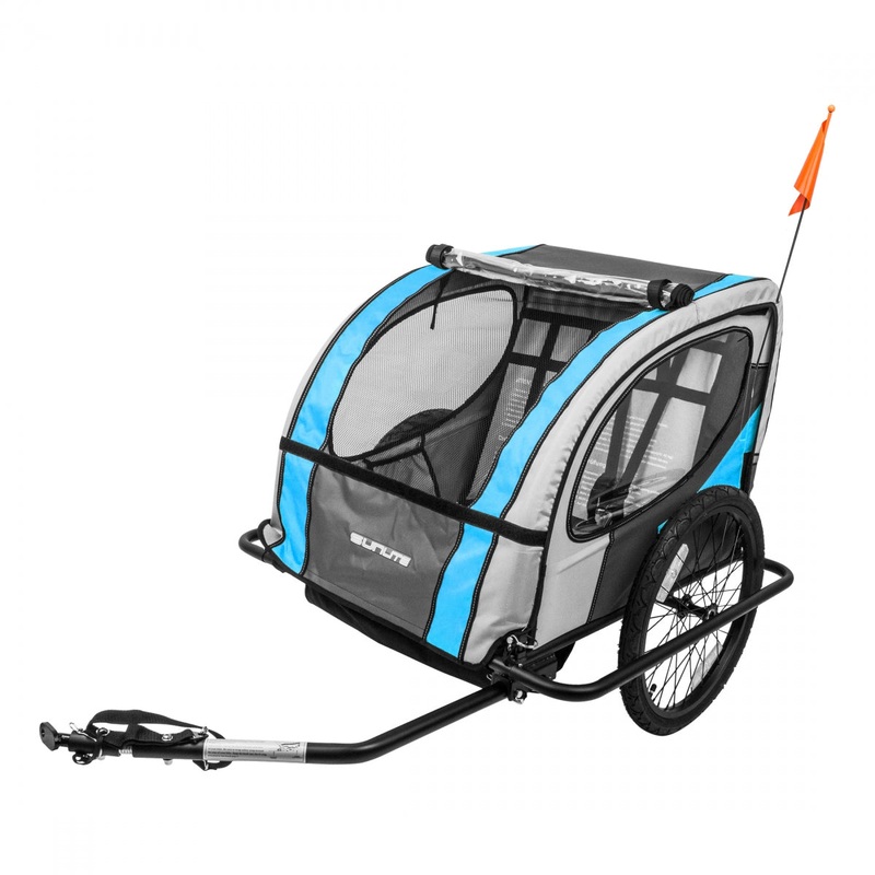 Trailer Sunlite Stl 20In Black-Frame&Aly-Whls Bu/Gy