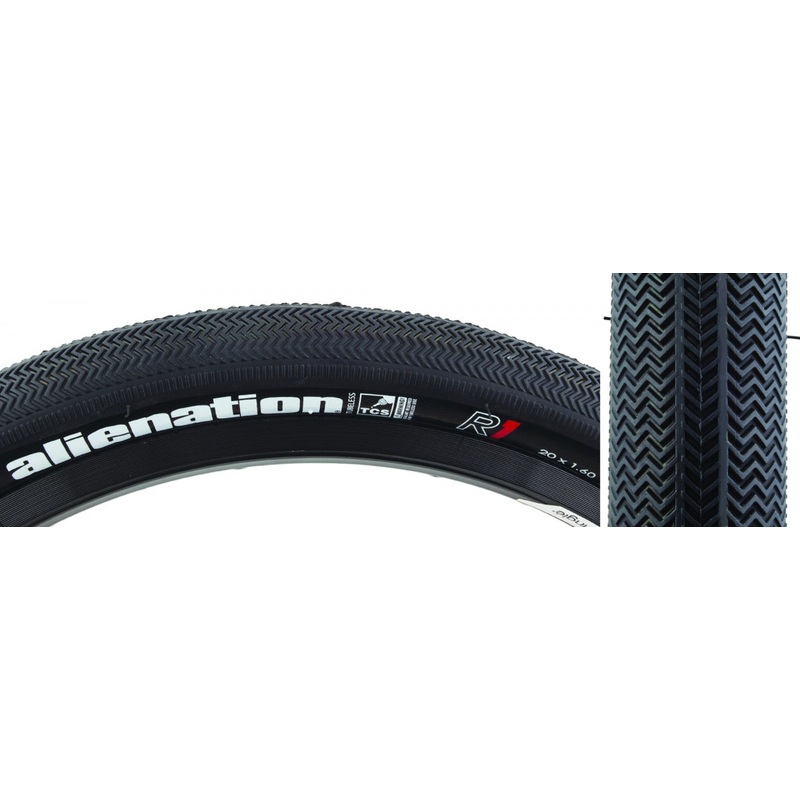 Alienation TCS R1 Tubeless Folding Bicycle Tires  Dual-Compound, 20×1.6, Lightweight, High-Performance for Commuting and Road Cycling