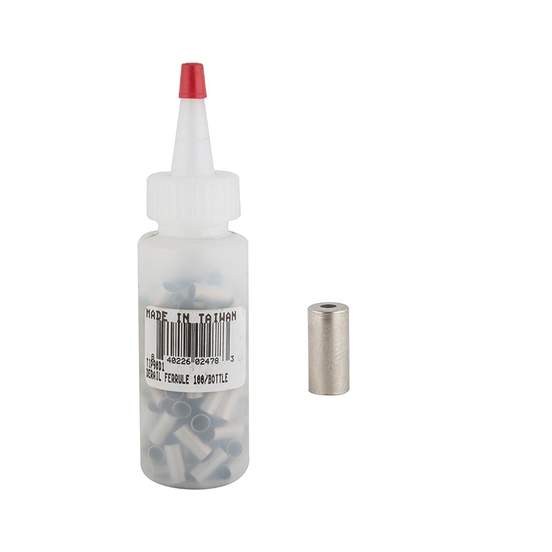 Cane Creek Derail Ferrules 5mm – Chrome 100/Count