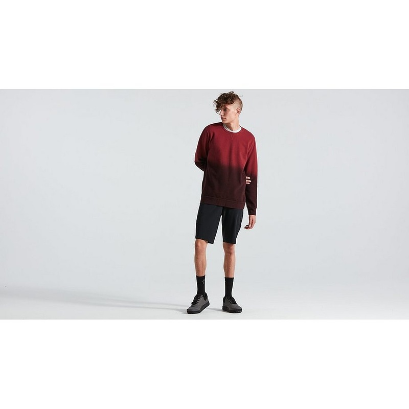 Specialized legacy spray crewneck ls men maroon xl