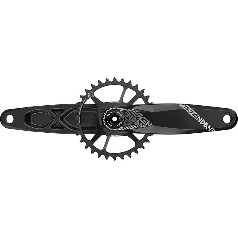 TruVativ Descendant 6K Aluminum Eagle Crankset – 175mm, 12-Speed, 32t, Direct Mount, DUB Spindle Interface, Black