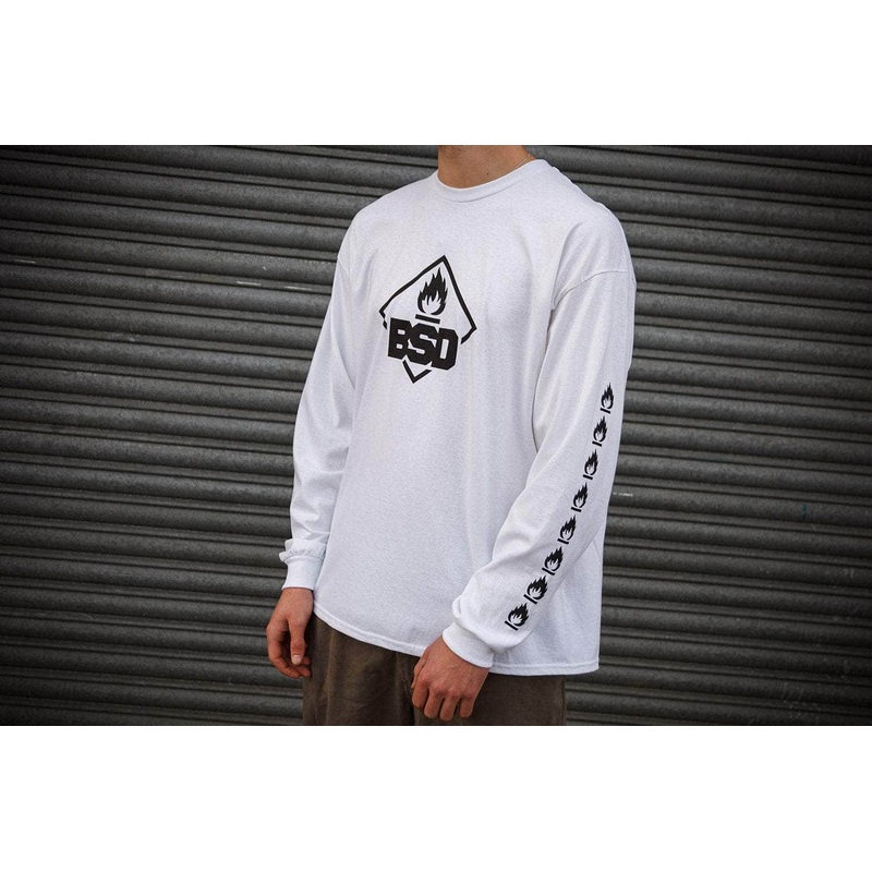 BSD Roastin’ Long Sleeve T-Shirt White