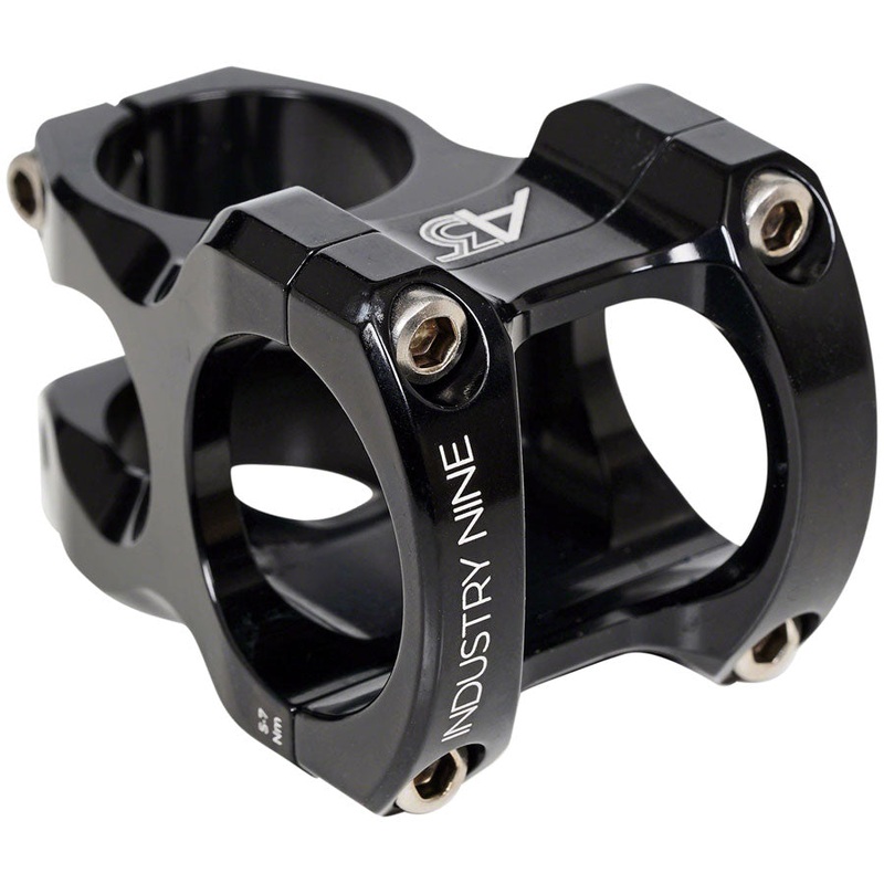 Industry Nine A35 Stem – 50mm, 35mm Clamp, +/-6, 1 1/8″, Aluminum, Black