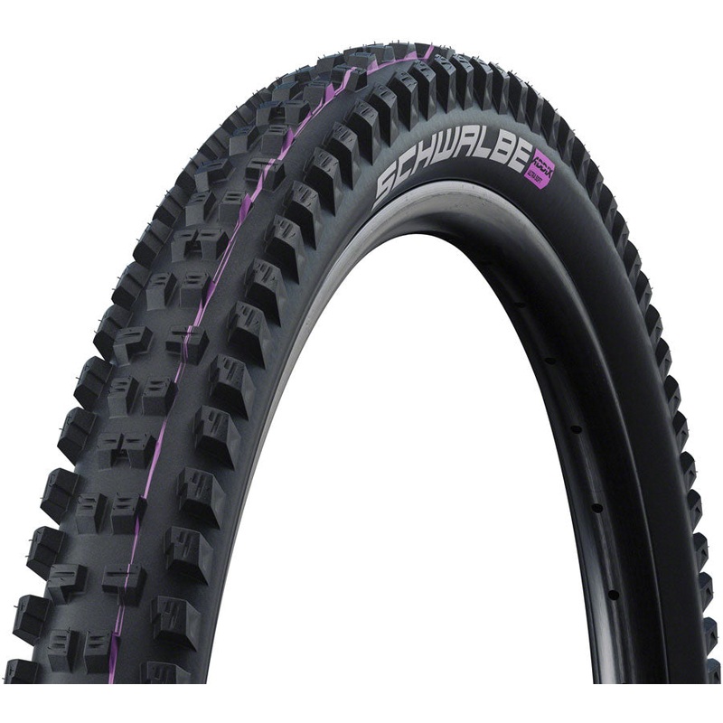 Schwalbe Tacky Chan Tire – 27.5 x 2.40, Tubeless, Folding, Black, Evolution Line, Super Gravity, Addix Soft, E-50