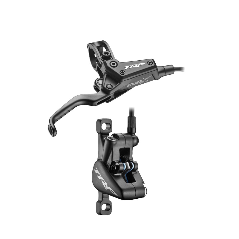 TRP DH-R Evo X Disc Brake and Lever – Hydraulic, 2-Pistion, Post Mount, Black