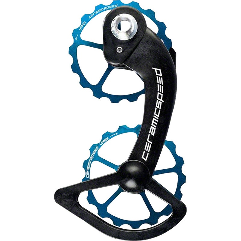 CeramicSpeed Shimano 9100 Oversized Pulley Wheel System Coated Alloy Pulley Carbon Cage Limited Edition Blue