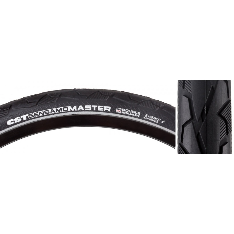Cst Premium Sensamo Master 26×1.75 Wire TPI 65 Black/Black Reflective Road Tire TB64457000
