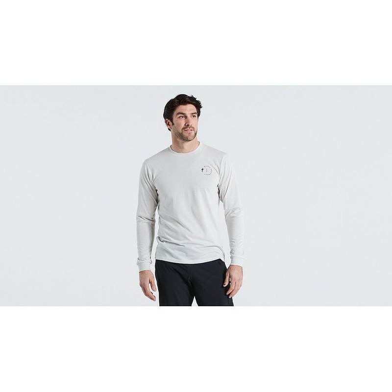 Specialized stoke tee ls dove grey xl