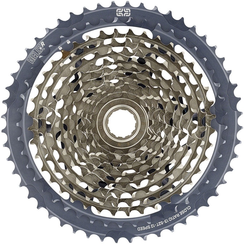 e*thirteen Helix Race Cassette – 12-Speed 13-52t Gray