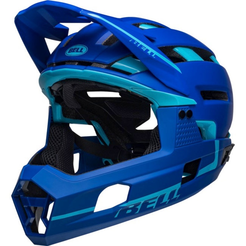 Bell Super Air R Spherical Full Face Helmet – Matt Gloss Blues