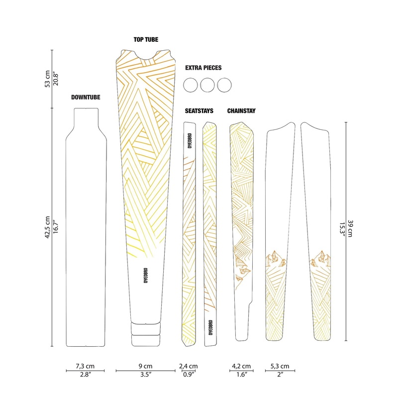 DYEDBRO Gravel Frame Protection – Stay Free