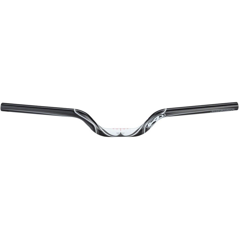 Answer BMX Carbon Mini BMX Handlebar – 3.5″ Black/Red/White
