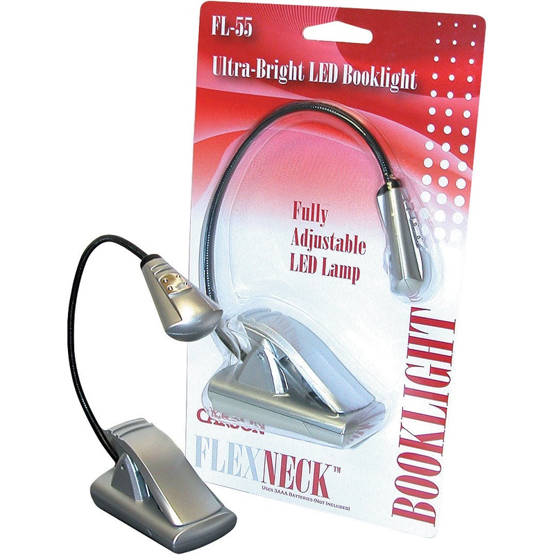 Carson Optical Flexneck LED Book Light with Adjustable Flexneck