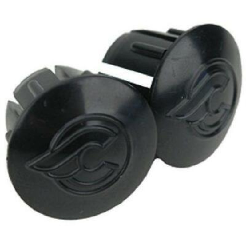 Cinelli Road Tape Handlebar End Plugs Cinelli Logo Bar End Plug Set Black Pair