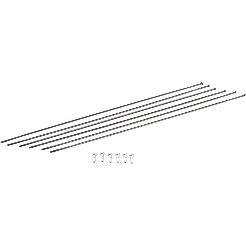 DT Swiss CR1600 DiCut 25 DB Spoke Kit: Front & Rear Black