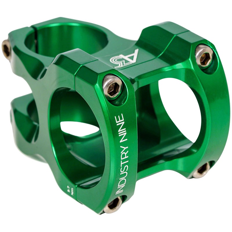 Industry Nine A35 Stem – 32mm 35mm Clamp +/-5 1 1/8″ Aluminum Green