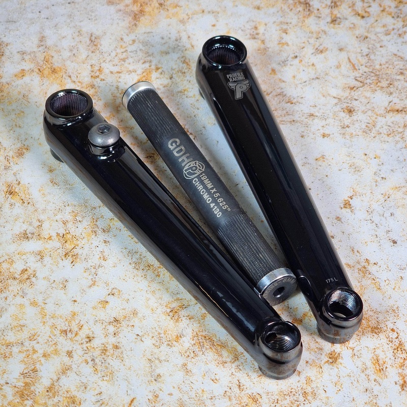 Profile Racing Race Cranks Black