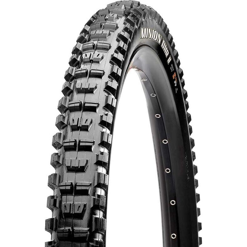 Maxxis Minion DHR II Tire – 27.5 x 2.4 Tubeless Folding Black Dual EXO Wide Trail