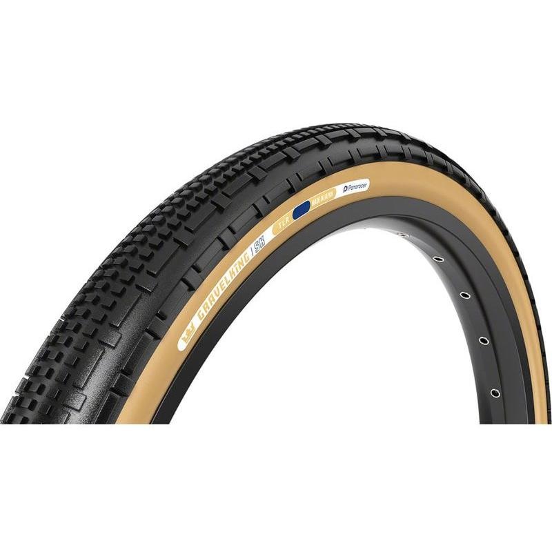 Panaracer GravelKing SK Tire – 650b x 48 / 27.5 x 1.90 Tubeless Folding Black/Brown