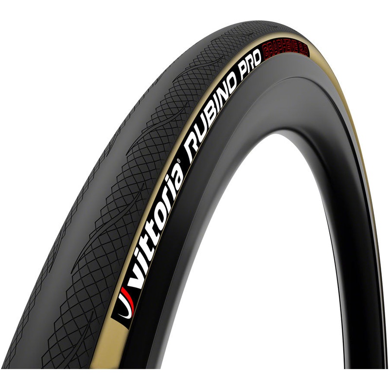 Vittoria Rubino Pro Tire – 700 x 28 Clincher Folding Black/Tan G2.0