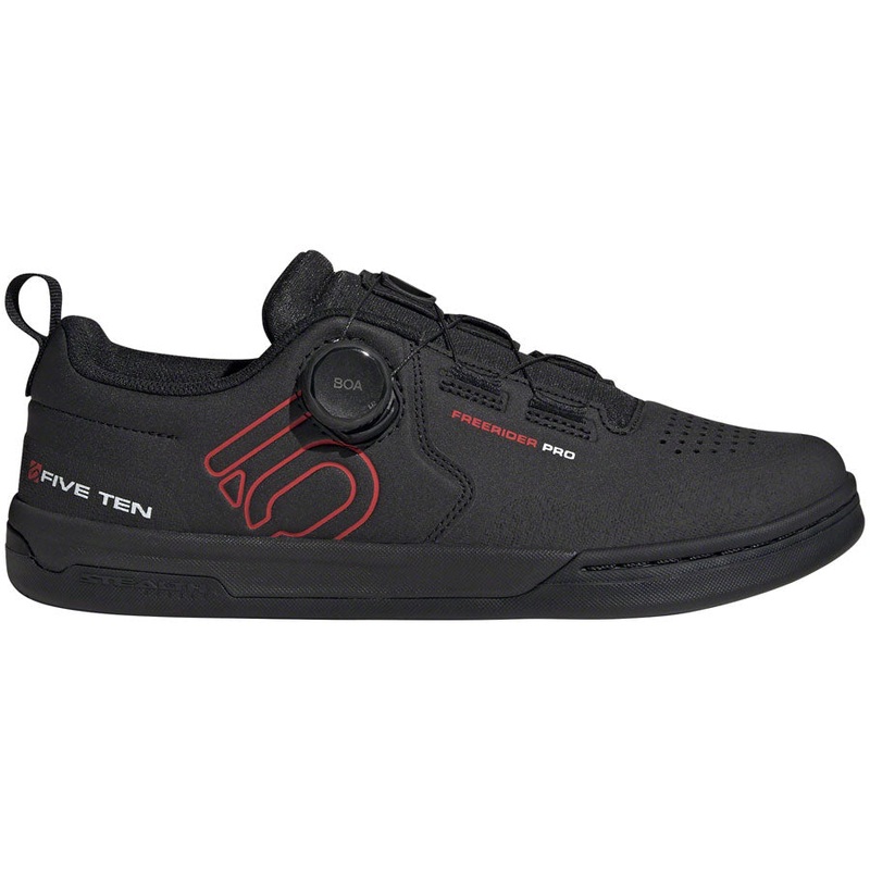 Five Ten Freerider Pro BOA Flat Shoes – Men’s, Core Black/Red/FTWR White, 8