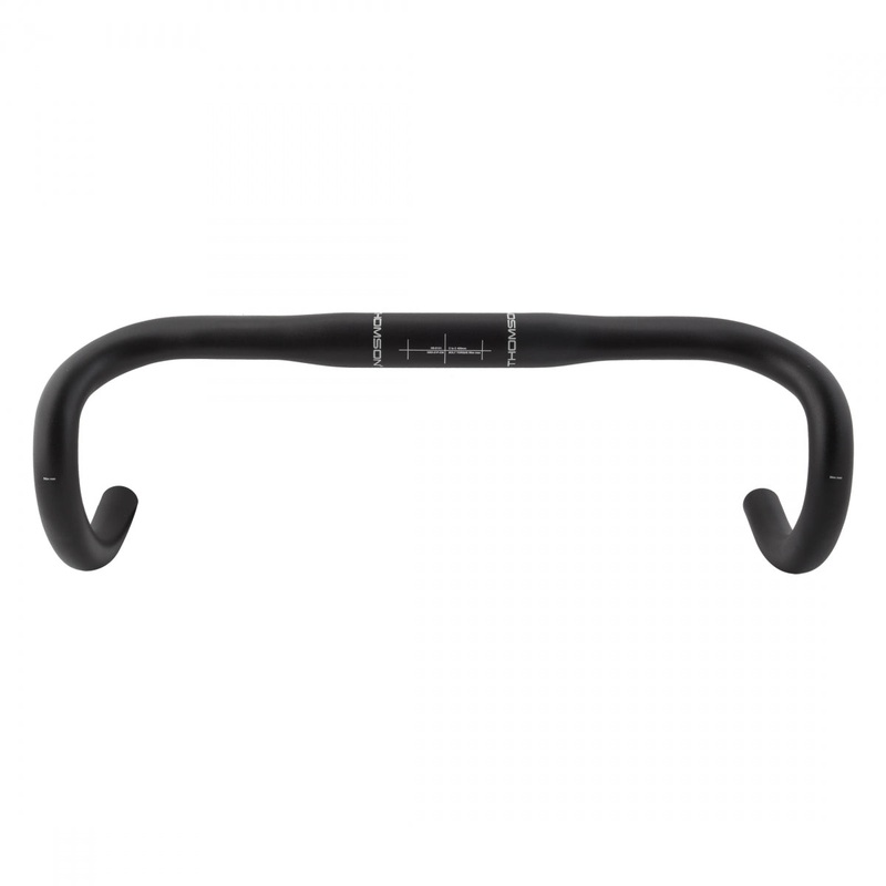 Thomson Aero Aluminum Road Drop Bars 31.8mm, 420mm, Lightweight 7000 Series Alloy, Aerodynamic Design, ergonomic Wing Sections for Race & Climb