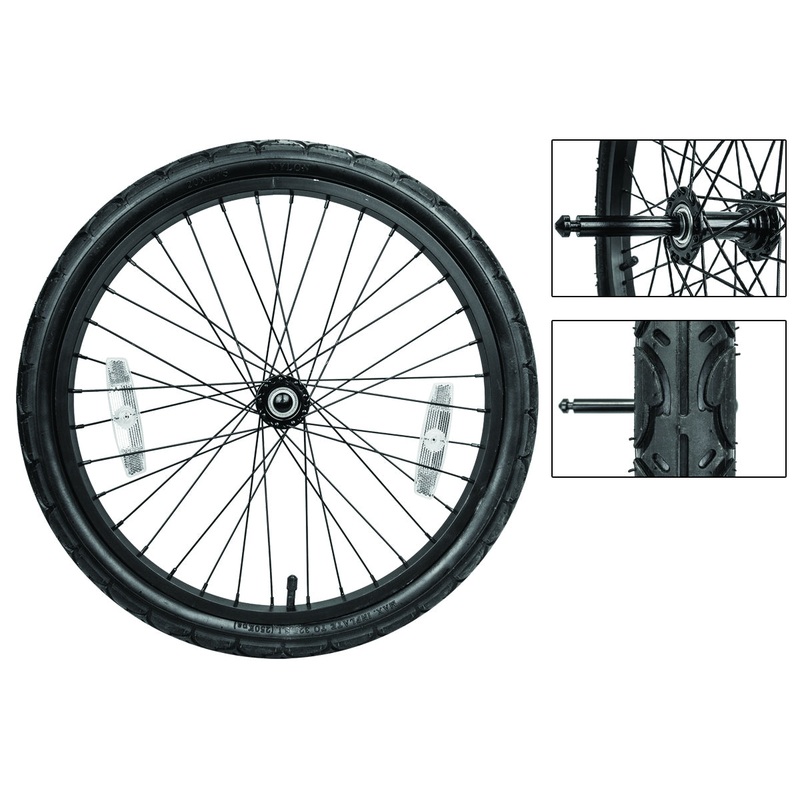 Trailer Sunlite Rep Whl 20 Aly Qr Pin Axle Black  F/912629/912630/912632/98014
