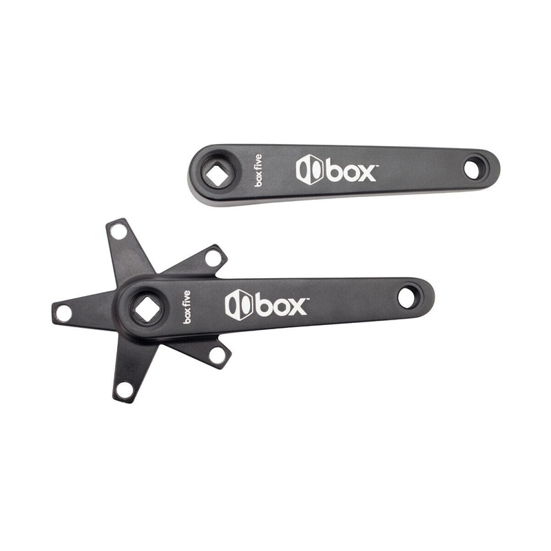 Box Five Square Taper BMX Crank Arms – 155mm – Black
