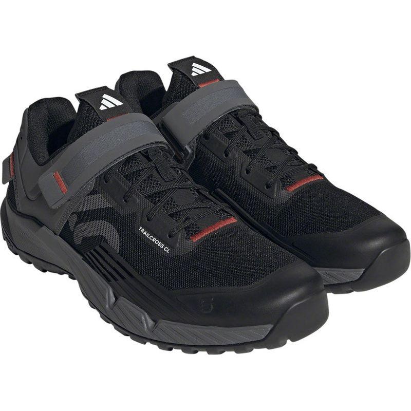 Five Ten Trailcross Mountain Clipless Shoes – Men’s Core Black/Gray Three/Red 11