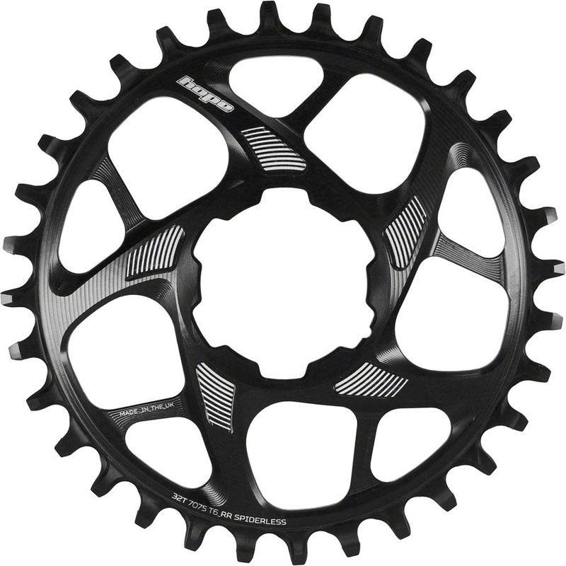 Hope Spiderless Retainer Chainring – 32t Hope Direct Mount R22 Black
