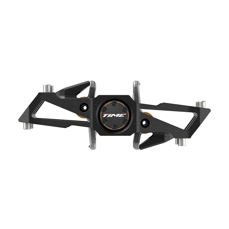 Time Speciale 12 Pedals – Dual Sided Clipless Platform Aluminum 9/16″ BLK/Gold Large B1