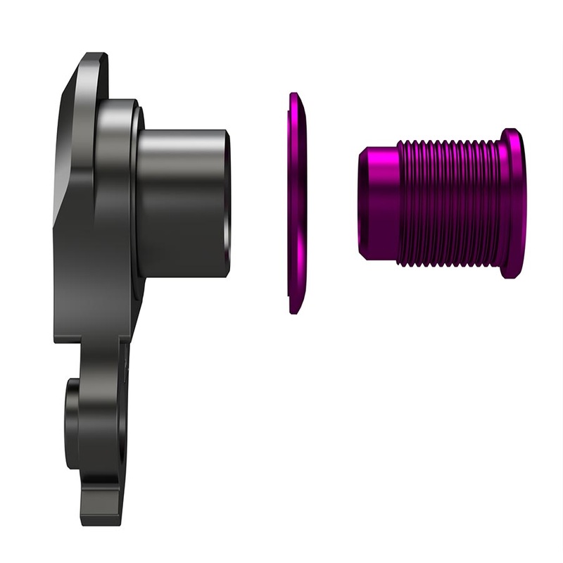 Wheels Manufacturing Universal Derailleur Hanger – 487-7 For Trek ABP MTB Frames designed to accept SRAM UDH BLK/Purple