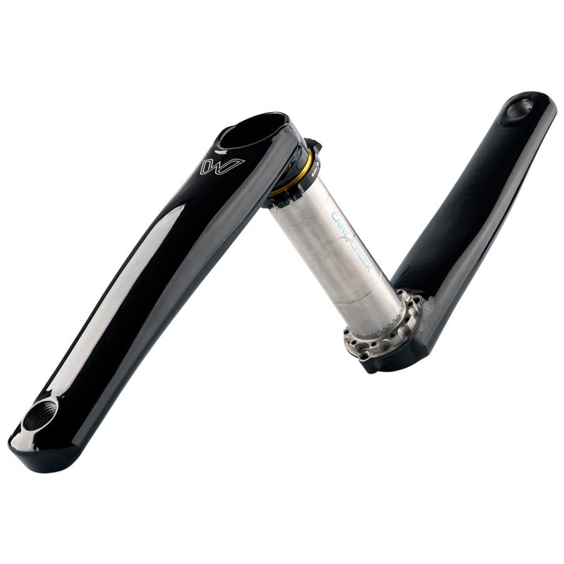 CaneCreek eeWings Raven Titanium Mountain Crankset – 165mm Direct Mount 30mm Spindle BLK
