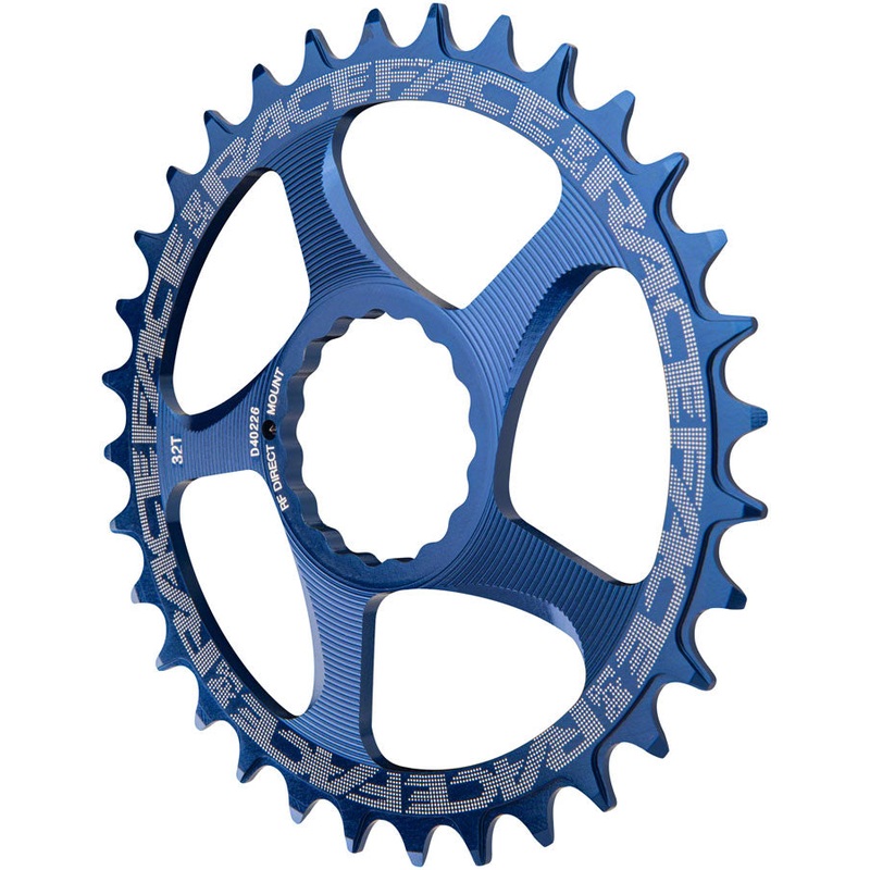 RaceFace Narrow Wide Chainring: Direct Mount CINCH, 30t, Blue