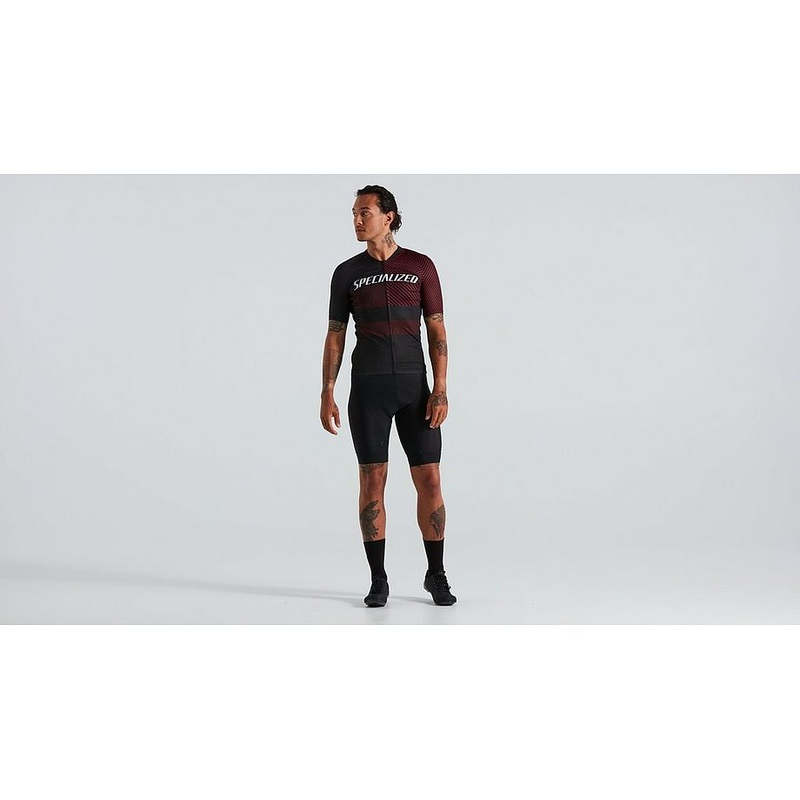 Specialized sl+ logo stripe jersey ss men black s