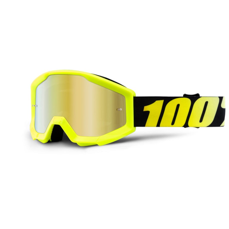 100% Strata Jr Goggles-Neon Yellow