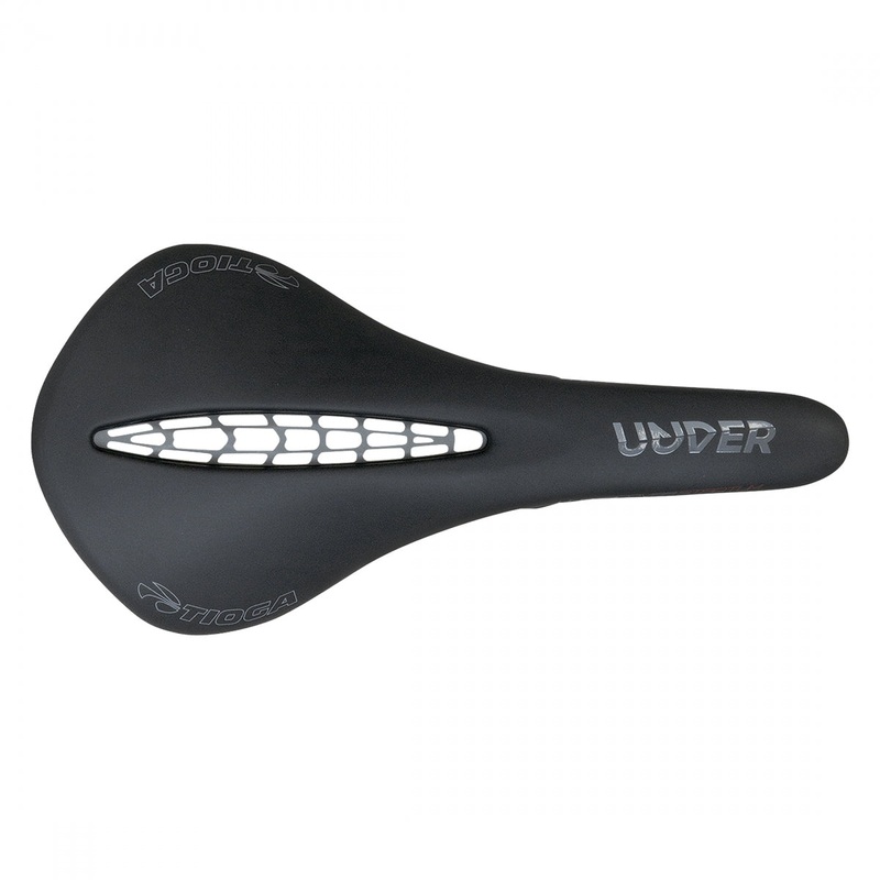 Bike Saddle Tioga Undercover Stratum Titanium Bio-X ReActiv Unisex Black