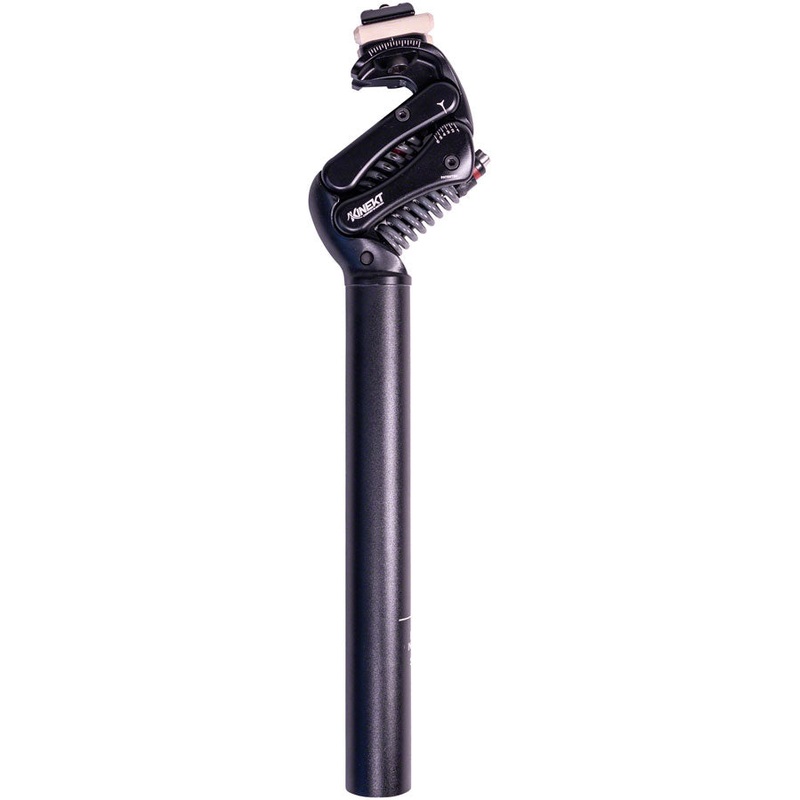 Cirrus Kinekt Suspension Seatpost – Aluminum, 27.2, 420mm, LR- 80-180lb Rider, Black
