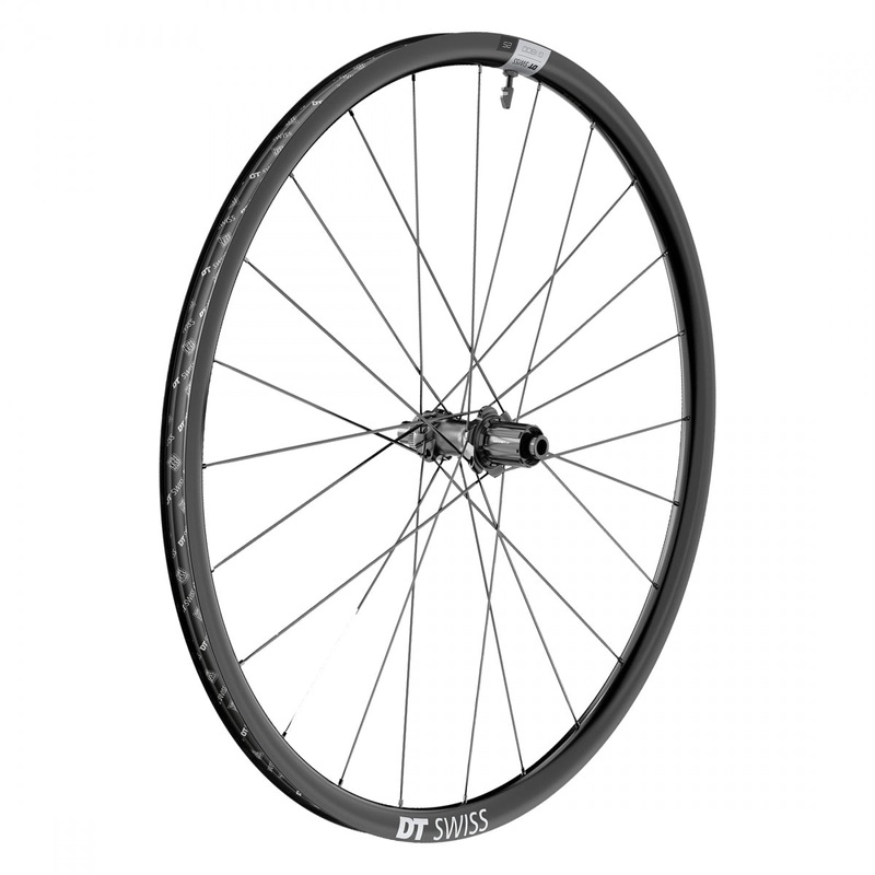 DT Swiss G1800 Spline 25 700 622X24 142X12 Thru Axle Shimano HG Ratchet Ln 18T Centerlock Tubeless compatible