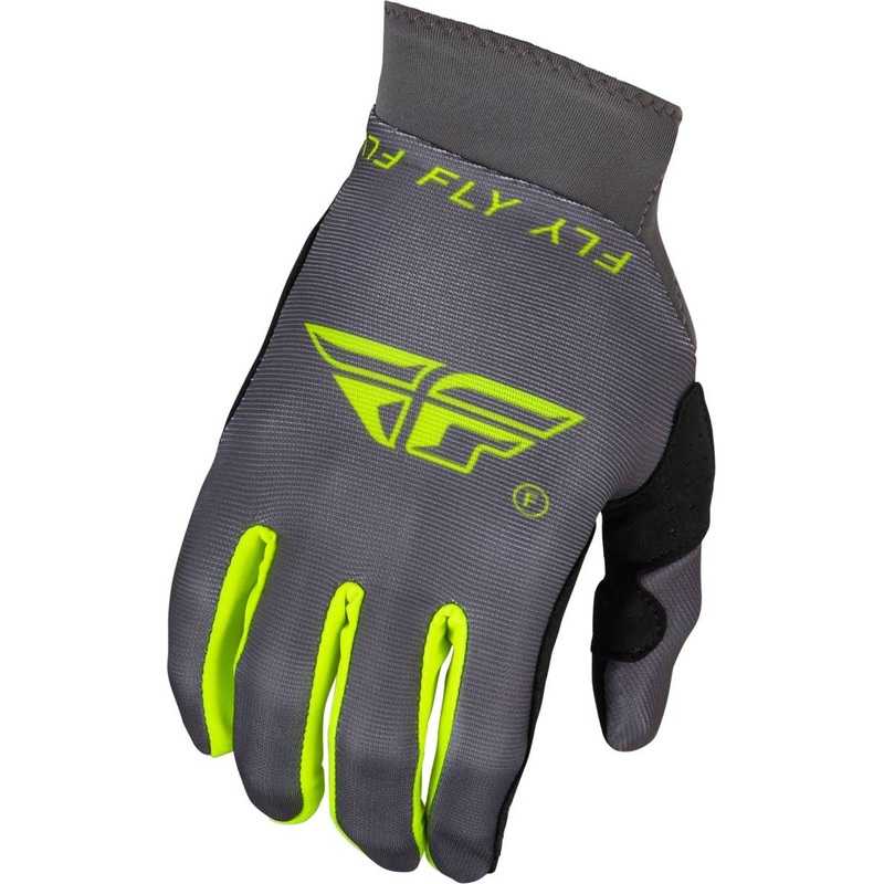 Fly Racing Pro Lite Gloves – Charcoal / Hi-Viz