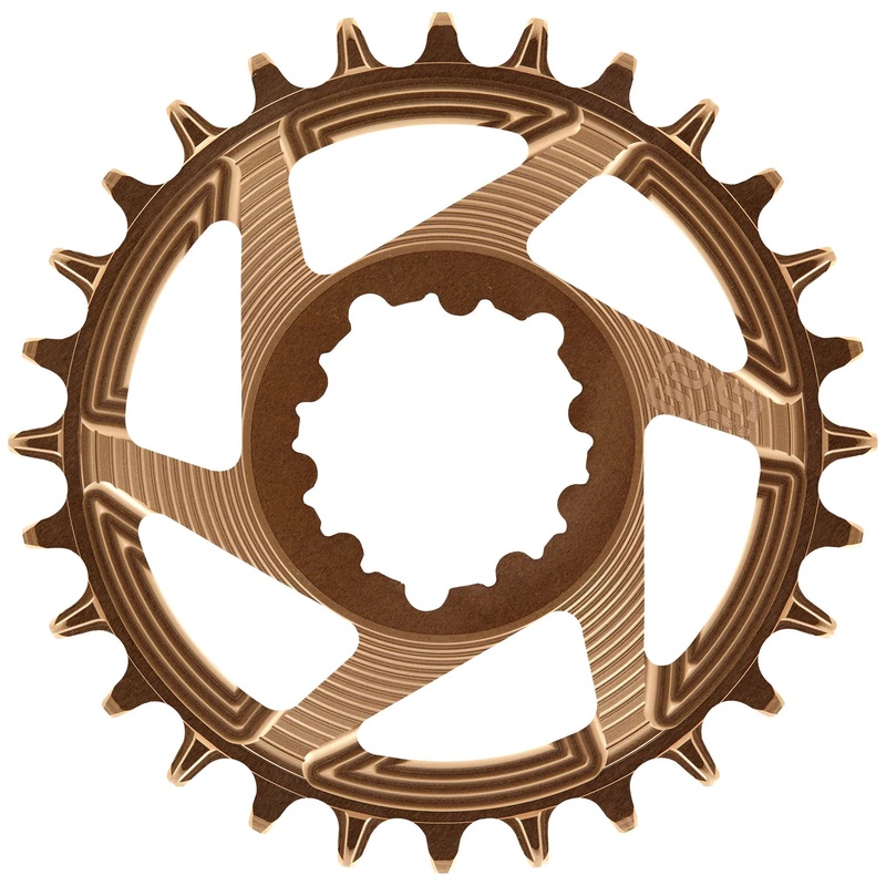 e*thirteen Helix R Guidering – 30t, 11/12-Speed, 3mm Offset, SRAM 3-Bolt DM, Bronze